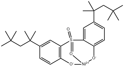 [[2,2'-sulphonylbis[4-(1,1,3,3-tetramethylbutyl)phenolato]](2-)-O1,O1',O2]nickel  结构式