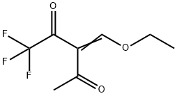 3-(乙氧基亚甲基)-1,1,1-三氟-2,4-戊二酮 结构式