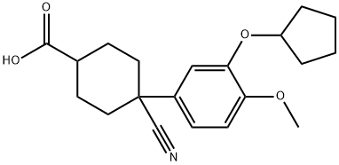 CILOMILAST 结构式