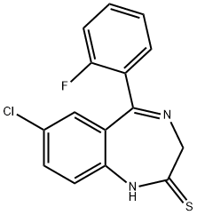 N-desmethylquazepam 结构式