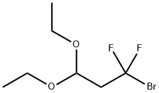 3-BROMO-3,5-DIFLUOROPROPANAL DIETHYL ACETAL 结构式