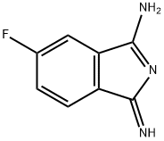 1H-Isoindol-3-amine,5-fluoro-1-imino-(9CI) 结构式