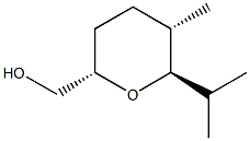 2H-Pyran-2-methanol,tetrahydro-5-methyl-6-(1-methylethyl)-,[2S-(2alpha,5alpha,6bta)]-(9CI) 结构式