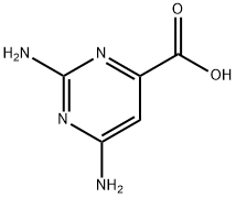 2,6-二氨基嘧啶-4-羧酸 结构式