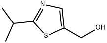 (2-异丙基噻唑-5-基)甲醇 结构式