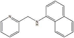 N-((pyridin-2-yl)methyl)naphthalen-1-amine 结构式