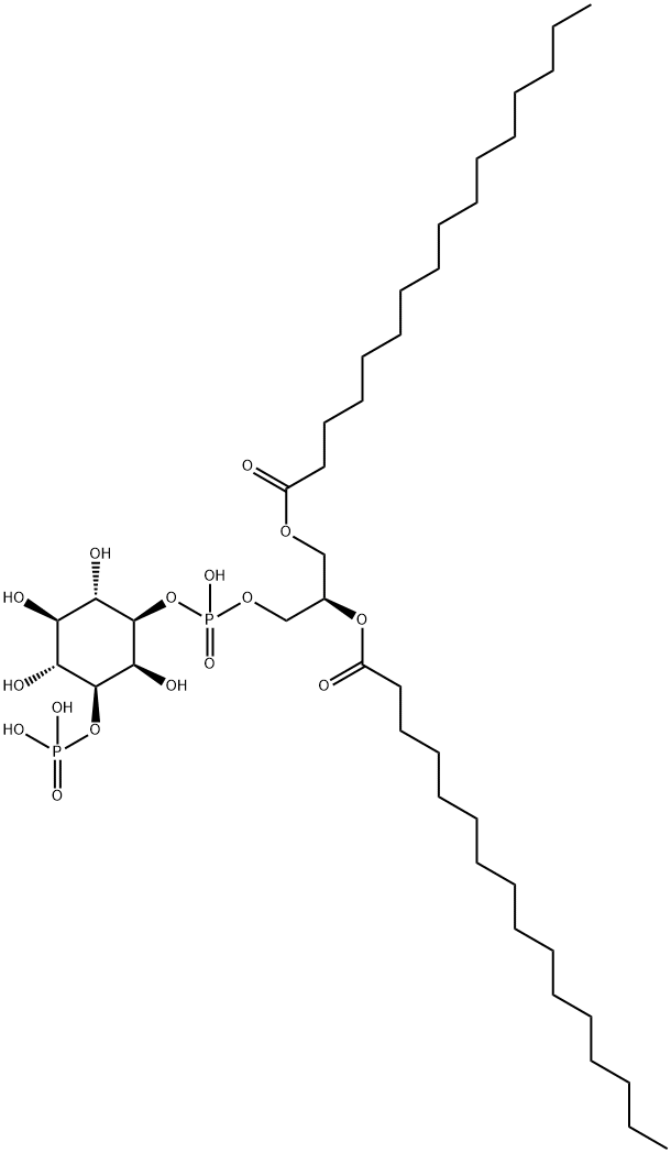 3-磷酸磷脂酰肌醇 结构式