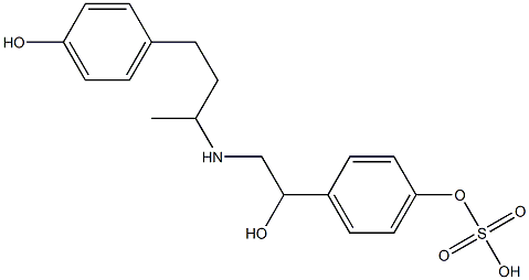 RACTOPAMINE-10'-SULFATE(MIXTUREOFDIASTEREOMERS) 结构式