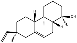 (13S)-18-Norpimara-7,15-dien-4α-ol 结构式