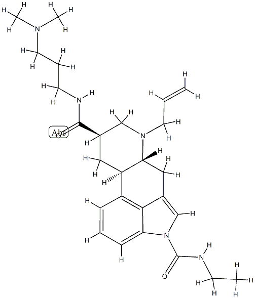 卡麦角林 EP杂质 B 结构式