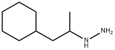 1-(1-cyclohexylpropan-2-yl)hydrazine 结构式