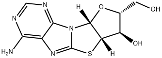 8,2'β-Epithio-2'-deoxyadenosine 结构式