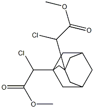 Dimethyl α,α'-dichlorotricyclo[3.3.1.13,7]decane-1,3-diacetate 结构式