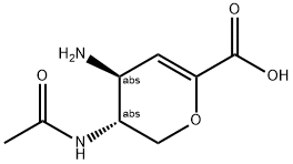 L-threo-Hex-2-enonic acid, 5-(acetylamino)-4-amino-2,6-anhydro-3,4,5-trideoxy- (9CI) 结构式