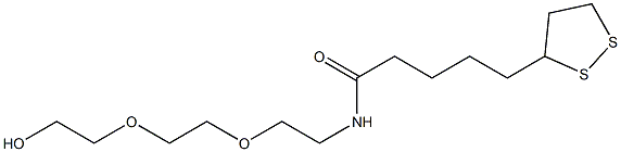LIPOAMIDO-PEG2-OH 结构式