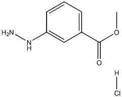 3-肼基苯甲酸甲酯盐酸盐 结构式