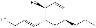 2H-Pyran-3-ol,6-ethoxy-3,6-dihydro-2-(3-hydroxy-1-propenyl)-,[2R-[2alpha(E),3bta,6bta]]-(9CI) 结构式