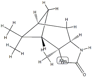 5,7-Methanobenzoxazol-2(3H)-one,hexahydro-6,6,7a-trimethyl-,[3aR- 结构式