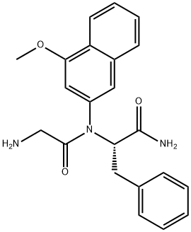 H-GLY-PHE-4MΒNA 结构式