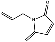 2H-Pyrrol-2-one,1,5-dihydro-5-methylene-1-(2-propenyl)-(9CI) 结构式