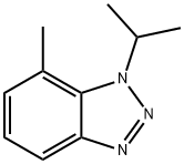 1H-Benzotriazole,7-methyl-1-(1-methylethyl)-(9CI) 结构式