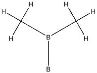 1,1-dimethyldiborane 结构式