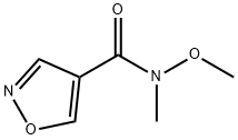 4-Isoxazolecarboxamide,N-methoxy-N-methyl-(9CI) 结构式