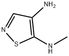 4,5-Isothiazolediamine,N5-methyl-(9CI) 结构式