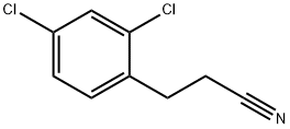 Benzenepropanenitrile, 2,4-dichloro- 结构式