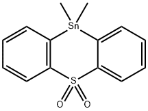 10H-Phenothiastannin,10,10-dimethyl-5,5-dioxide 结构式