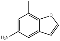 5-Benzofuranamine,7-methyl-(9CI) 结构式