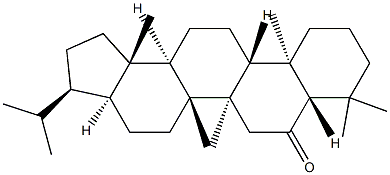 A'-Neo-5α-gammaceran-6-one 结构式