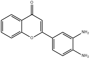 4H-1-Benzopyran-4-one,2-(3,4-diaminophenyl)-(9CI) 结构式