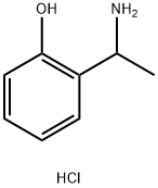 2-(1-AMINOETHYL)PHENOL HYDROCHLORIDE 结构式