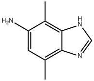 1H-Benzimidazol-5-amine,4,7-dimethyl-(9CI) 结构式