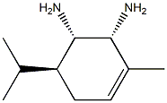 3-Cyclohexene-1,2-diamine,3-methyl-6-(1-methylethyl)-,[1S-(1alpha,2alpha,6bta)]-(9CI) 结构式