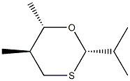 1,3-Oxathiane,5,6-dimethyl-2-(1-methylethyl)-,(2alpha,5bta,6alpha)-(9CI) 结构式