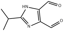 1H-Imidazole-4,5-dicarboxaldehyde,2-(1-methylethyl)-(9CI) 结构式