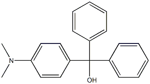 4-(Dimethylamino)-α,α-diphenylbenzenemethanol 结构式
