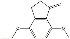 1H-Indene,4-ethoxy-2,3-dihydro-7-methoxy-1-methylene-(9CI) 结构式