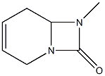 1,7-Diazabicyclo[4.2.0]oct-3-en-8-one,7-methyl-(9CI) 结构式