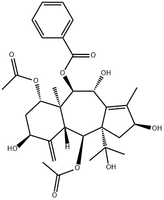 9-DEACETYL-9-BENZOYL-10-DEBENZOYLTAXCHININ A 结构式