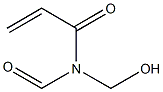 2-Propenamide,N-formyl-N-(hydroxymethyl)-(9CI) 结构式