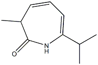 2H-Azepin-2-one,1,3-dihydro-7-isopropyl-3-methyl-(8CI) 结构式