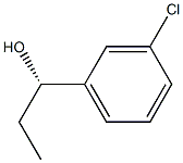 (S)-(-)-1-(3'-CHLOROPHENYL)PROPAN-1-O 结构式