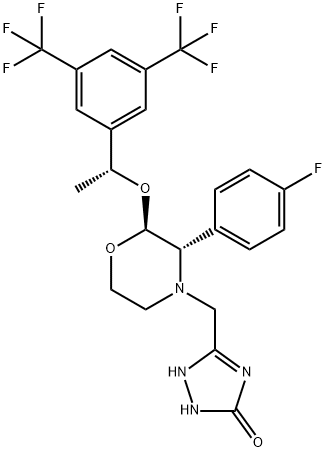 （1R，2S，3S）-阿瑞吡坦 结构式