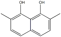 1,8-Naphthalenediol,2,7-dimethyl-(9CI) 结构式