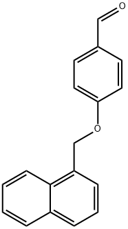 4-(1-萘甲氧基)苯甲醛 结构式