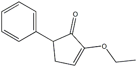 2-Cyclopenten-1-one,2-ethoxy-5-phenyl-(9CI) 结构式