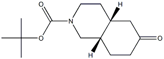 (4AR,8AS)-6-氧代八氢异喹啉-2(1H)-羧酸叔丁酯 结构式